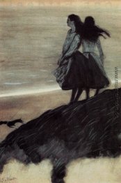 Mädchen auf einer Düne