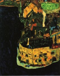 Stadt auf dem Blue River