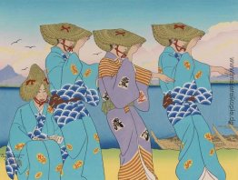 Danses D'Okesa. Sado, Japon