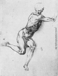 Studium der Zahl auf "Schlacht von Cascina" Studium der Zahl auf "Schlacht von Cascina"