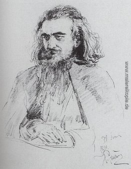 Porträt von Wladimir Sergejewitsch Solowjow