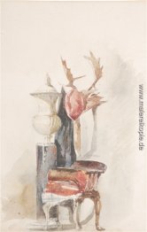 Studium der Flurmöbel am Blair-Schloss Studium der Flurmöbel am Blair-Schloss