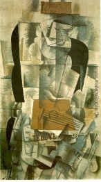 Frau mit einer Gitarre Frau mit einer Gitarre