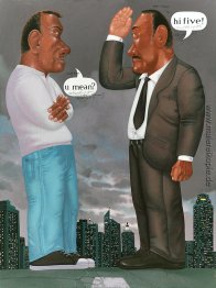 Hallo fünf Hallo fünf