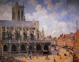 Die Kirche von St. Jacques in Dieppe, Morning Sun