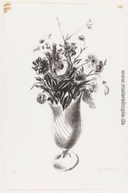 Striped Vase - (Flowers)