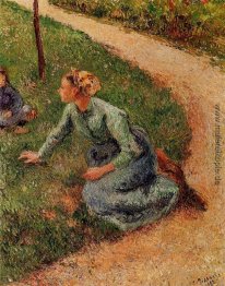 Peasant Trimmen der Rasen