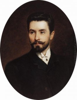Portrait der russischen Opernsängerin Nikolay Figner