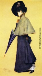 Portrait einer stehenden Frau Portrait einer stehenden Frau