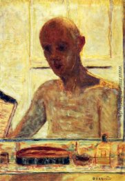 Selbstporträt in einem Rasierspiegel Selbstporträt in einem Rasierspiegel