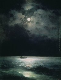 Das Schwarze Meer in der Nacht