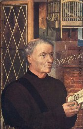 Wohltäter mit Vogelkäfig