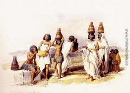 Nubian Frauen am Korti