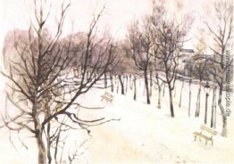 Zubovsky boulevard im Winter