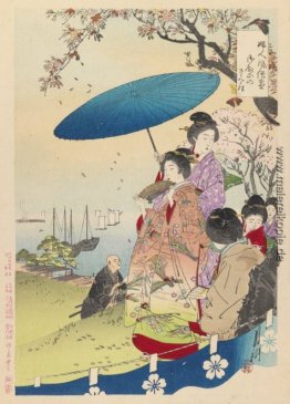 Geisha im Frühling
