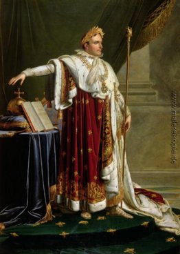 Napoleon I. in den Krönungs-Roben