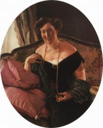 Porträt von M. Karpova Porträt von M. Karpova