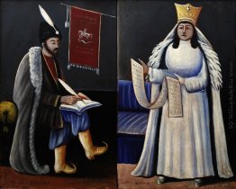 Schota Rustaweli und Königin Tamar