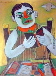 Junge liest ein Buch Junge liest ein Buch