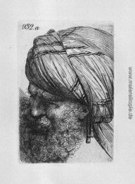 Leiter der alte Mann mit Turban