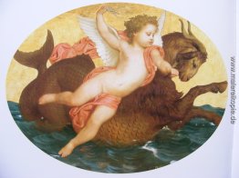 Amor auf einem Seeungeheuer