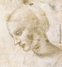 Studium der Kopf einer Frau