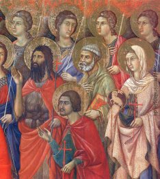 Madonna mit Kind auf dem Thron (Vorderseite-Fragment)