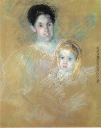 Lächelnde Mutter mit Sober Faced Kinder Lächelnde Mutter mit Sober Faced Kinder