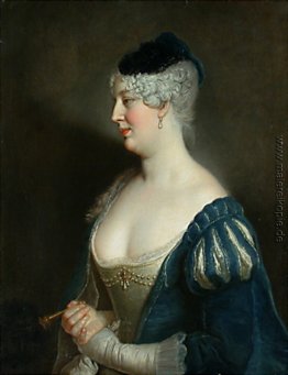 Porträt von Henriette von Zerbsten