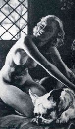 Frauen mit Bulldogge Frauen mit Bulldogge