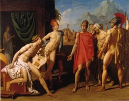 Botschafter von Agamemnon Gesendete Achilles drängen zu kämpfen