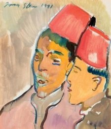 Männer in der roten Fez