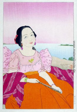 Portrait einer Frau Chamorro - Red