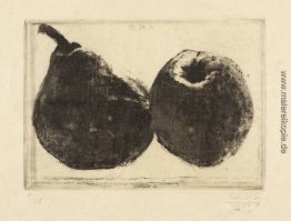 Birne und Apfel