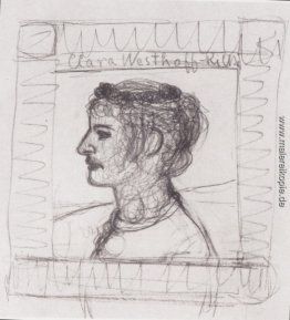Porträt von Clara Rilke-Westhoff
