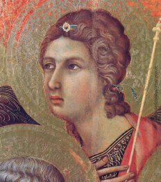 Madonna mit Kind auf dem Thron (Vorderseite-Fragment)