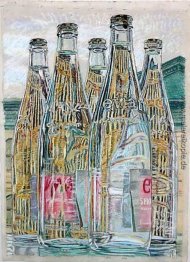 Evian-Flaschen Evian-Flaschen