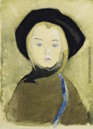 Mädchen mit Blue Ribbon Mädchen mit Blue Ribbon