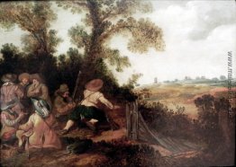 Miliz in den Dünen im Hinterhalt