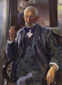 Porträt von A. Somov, der Vater des Künstlers