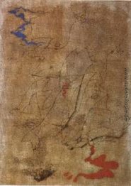 Fisch auf dem Sand gezeichnet Fisch auf dem Sand gezeichnet