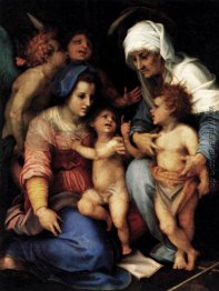 Madonna und Kind mit St. Elisabeth, der Infant St. John und zwei Madonna und Kind mit St. Elisabeth, der Infant St. John und zwei