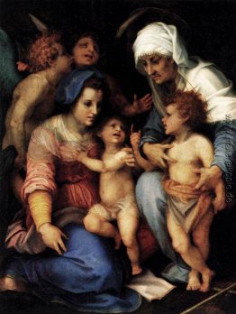 Madonna und Kind mit St. Elisabeth, der Infant St. John und zwei