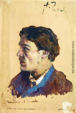 Portrait des Schriftstellers Anton Tschechow