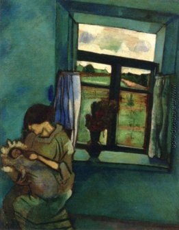 Bella und Ida am Fenster