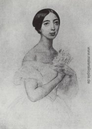 Porträt des Sängers Pauline Viardot Garcia Porträt des Sängers Pauline Viardot Garcia
