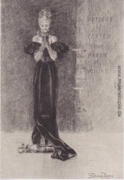 Die verborgene Seite der Whist Party ', Illustration von "die te Die verborgene Seite der Whist Party ', Illustration von "die te