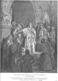 Königin Vashti Weigert sich Befehls Ahasveros 'Obey