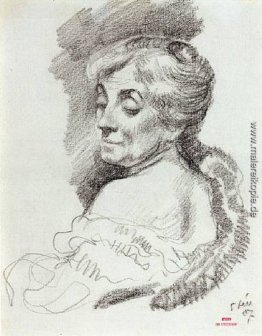 Porträt von Frau Van Rysselberghe