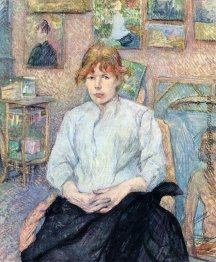 Die Redhead mit weißer Bluse Die Redhead mit weißer Bluse